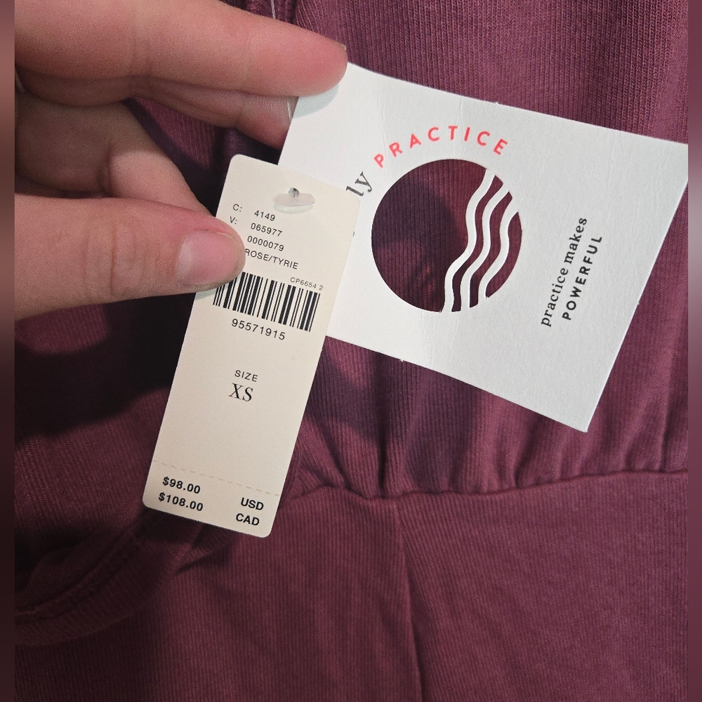 Daily Practice by Anthropologie Crew Neck Bodysuit - Picture 5 of 6